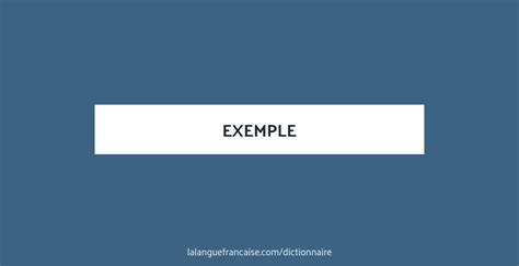 exemple définition.